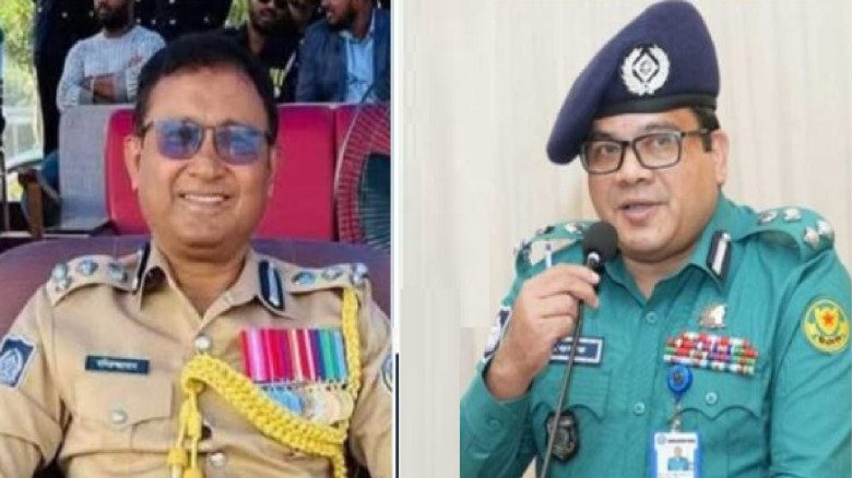 পুলিশের চট্টগ্রাম রেঞ্জের ডিআইজি মনিরুজ্জামান, সিএমপি কমিশনার শওকত আলী