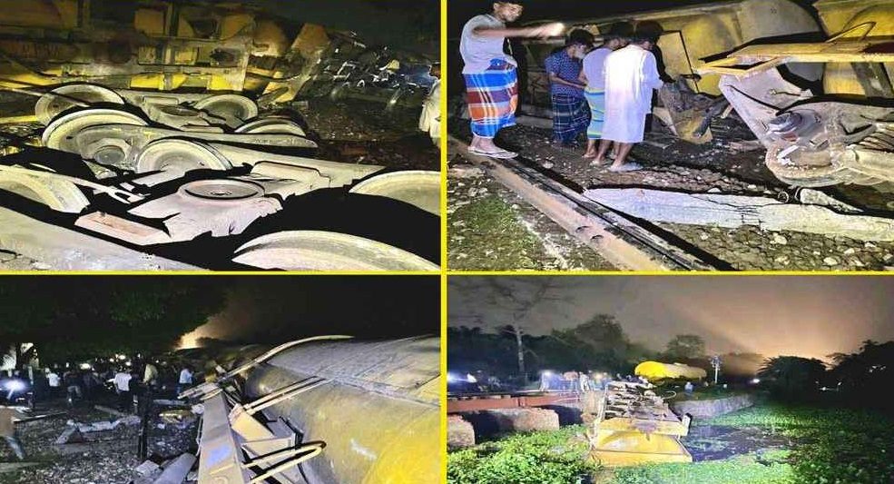 ১৩ ঘণ্টা ধরে সিলেটের সঙ্গে সারা দেশের রেল যোগাযোগ বন্ধ